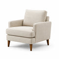Polstersessel Stoff Beige 80x85x90 cm