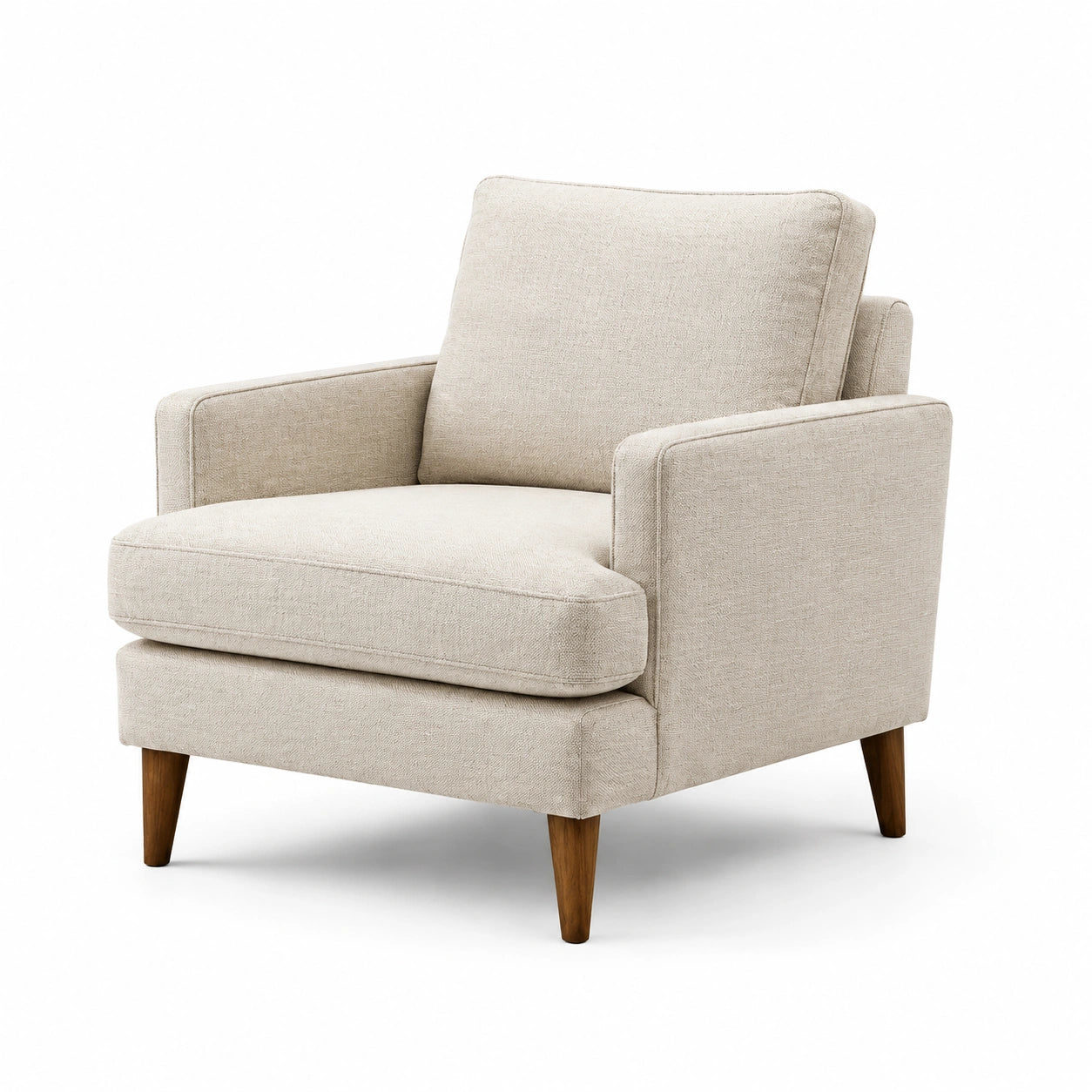 Polstersessel Stoff Beige 80x85x90 cm